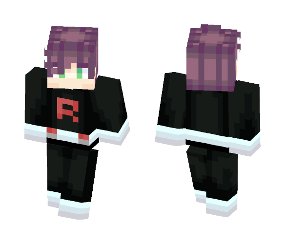 Team Rocket Grunt (Male) - Male Minecraft Skins - image 1