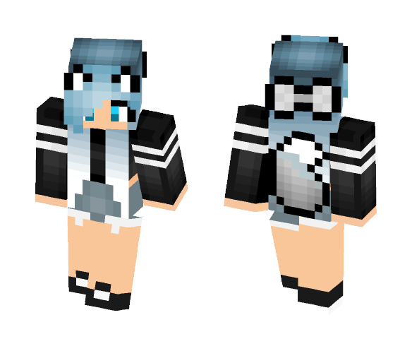 Minecraft Wolf Girl Skins Layout