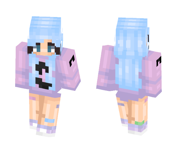 Kib l ST With Galactical - Female Minecraft Skins - image 1