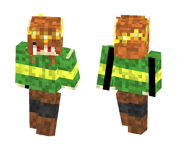 Chara-Undertale - Female Minecraft Skins - image 1