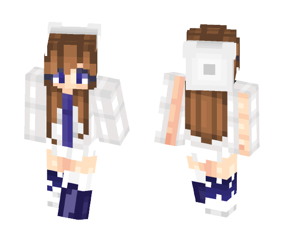 Sηοw ατ Νιghτ | Αυτυmη - Female Minecraft Skins - image 1