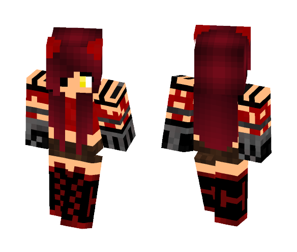 Foxy FNAF - Female Minecraft Skins - image 1