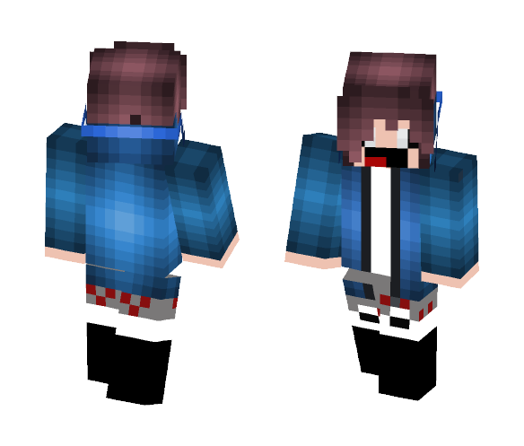 Wrong Side Boy - Boy Minecraft Skins - image 1
