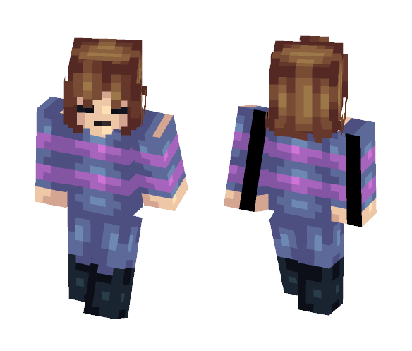 Undertale - Frisk - Interchangeable Minecraft Skins - image 1