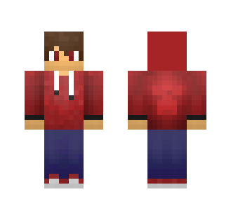 Red Hoodie And Jeans