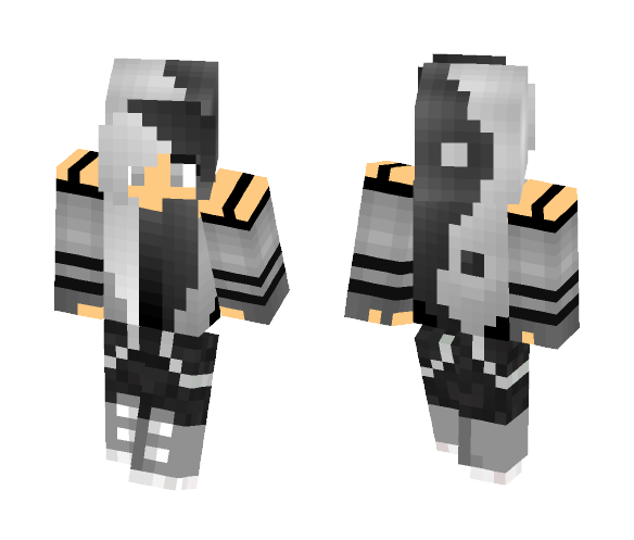 Yin Yang Girl 3 - Girl Minecraft Skins - image 1