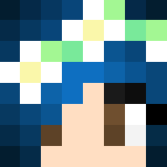 Ombre Haired Flower Girl - Color Haired Girls Minecraft Skins - image 3