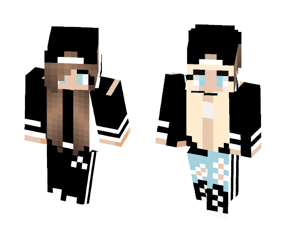 Two Sided Female Skin - Female Minecraft Skins - image 1