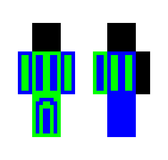 Green and Blue Armor skin