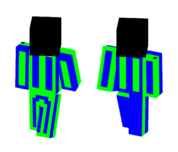 Green and Blue Armor skin - Male Minecraft Skins - image 1