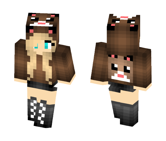 Download Free Girl Skin #2 Skin for Minecraft image 1 Girl Skin #2 - Girl Minecraft Skins - image 1