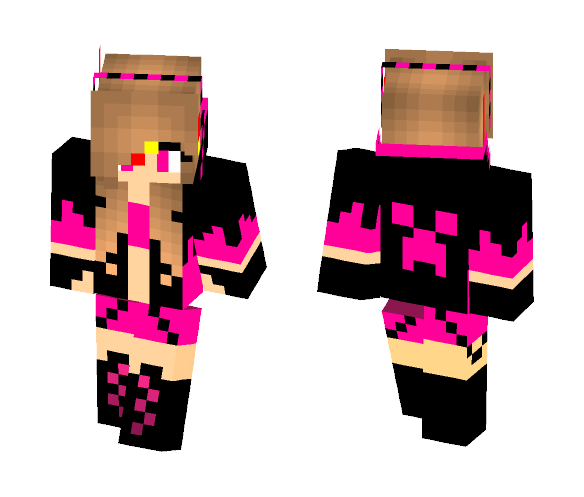 Creeper Girl - Girl Minecraft Skins - image 1
