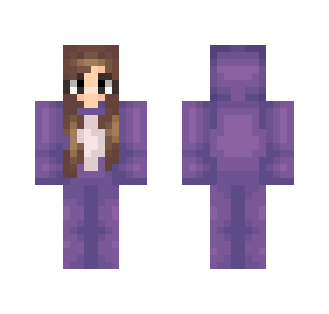 Kib l Purple Penguin Onesie - Female Minecraft Skins - image 2