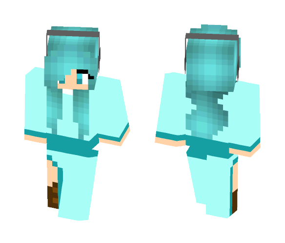 Aqua - Female Minecraft Skins - image 1