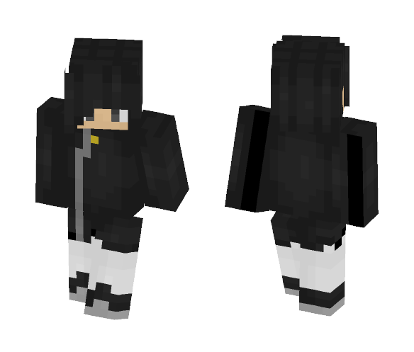 Download Free ᔕhuman -вℓα¢к- Skin for Minecraft image 1 ᔕhuman -вℓα¢к- - Male Minecraft Skins - image 1