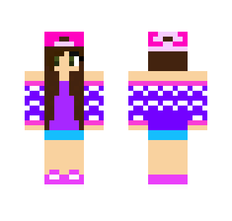 Idk its just a girl with a hat