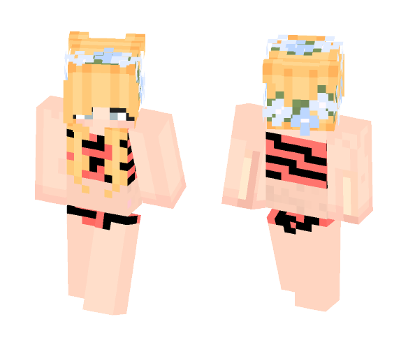 Beach ready - Female Minecraft Skins - image 1