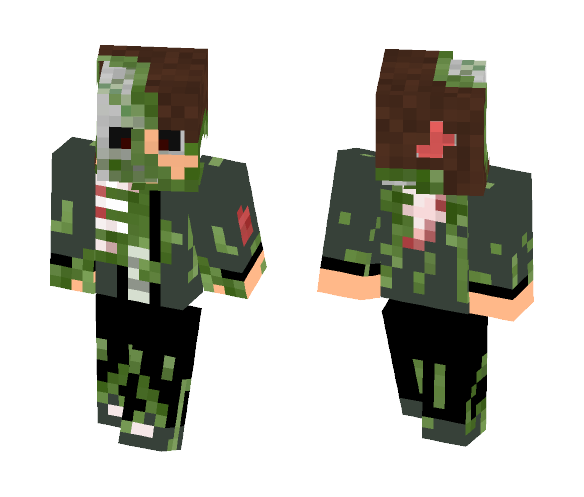 Download Free BoyZombie Skin for Minecraft image 1 BoyZombie - Male Minecraft Skins - image 1