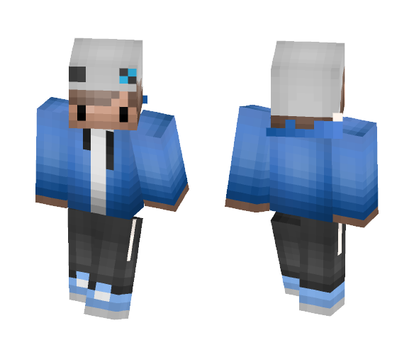 Sans Hat No Hood - Interchangeable Minecraft Skins - image 1