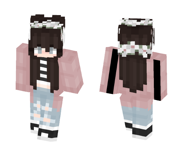 i was finally inspired!! ♡ - Female Minecraft Skins - image 1