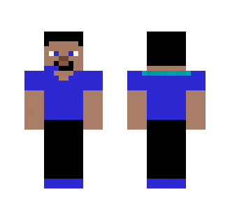 Blue Steve - Male Minecraft Skins - image 2
