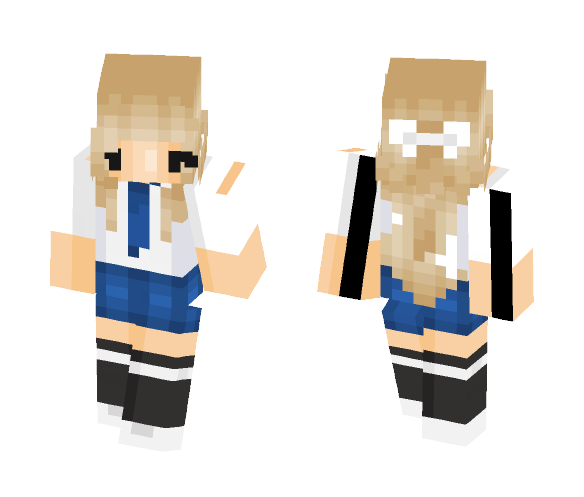 My first skin reworked alot xD - Female Minecraft Skins - image 1