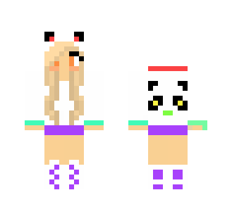 Panda Girl Rainbow