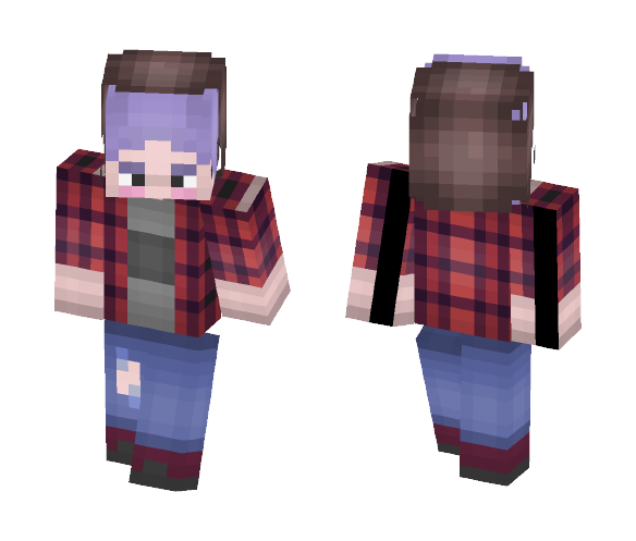 Kid in Flannel - Interchangeable Minecraft Skins - image 1