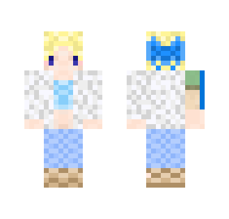 Chibi Pixie Cut Blonde Girl