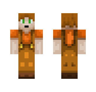Farmer w/ Green Eyes, Brown Hair