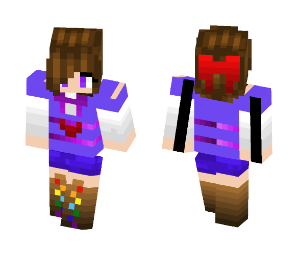 Frisk~Undertale - Female Minecraft Skins - image 1