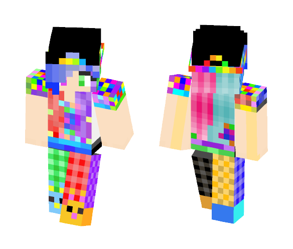 Rainbow - Female Minecraft Skins - image 1