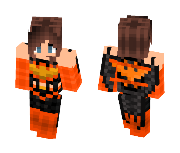 Halloween Batgirl (DC Bombshells) - Comics Minecraft Skins - image 1