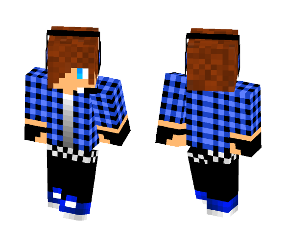 boy in blue shirt - Boy Minecraft Skins - image 1