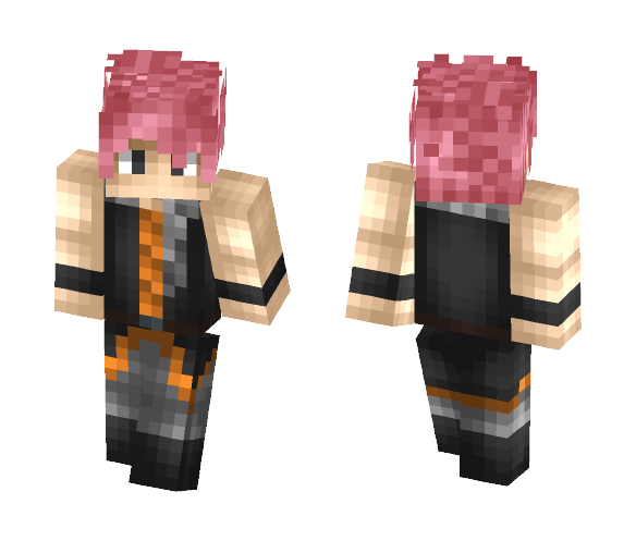 Download Free Natsu Dragneel - Fairy Tail Skin for Minecraft image 1 Natsu Dragneel - Fairy Tail - Other Minecraft Skins - image 1