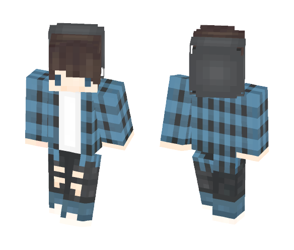 Blue.. ~Bagel - Male Minecraft Skins - image 1