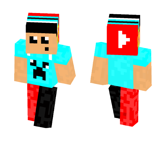 Youtube skin - Male Minecraft Skins - image 1