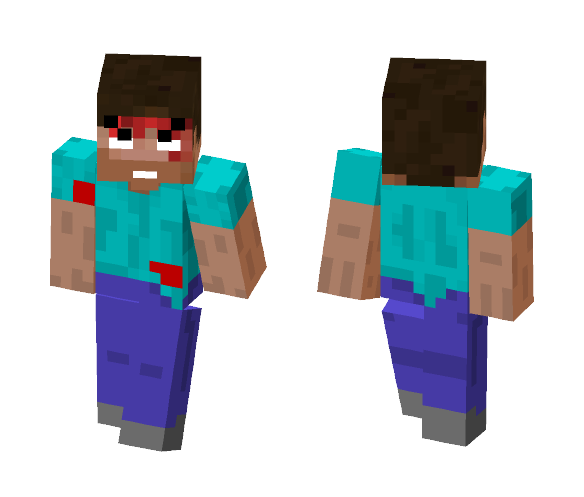 Mega Walls Herobrine Animation - Herobrine Minecraft Skins - image 1