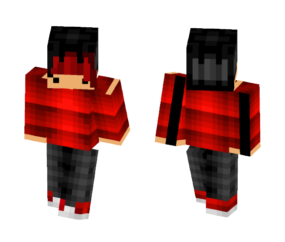 Download Free Kid With RedShirt Skin for Minecraft image 1 Kid With RedShirt - Male Minecraft Skins - image 1