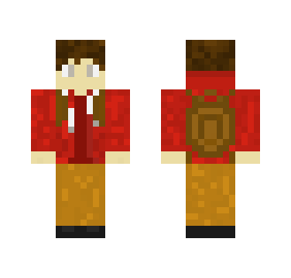 Man in red Hoodie!
