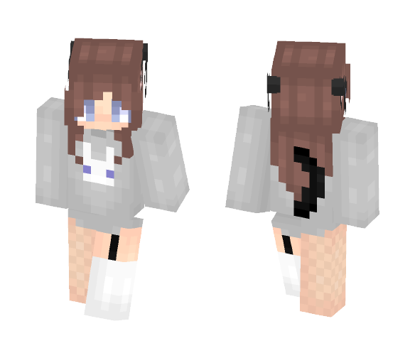 Download Free Oh look I'm not dead | Tis a cat Skin for Minecraft image 1 Oh look I'm not dead | Tis a cat - Cat Minecraft Skins - image 1