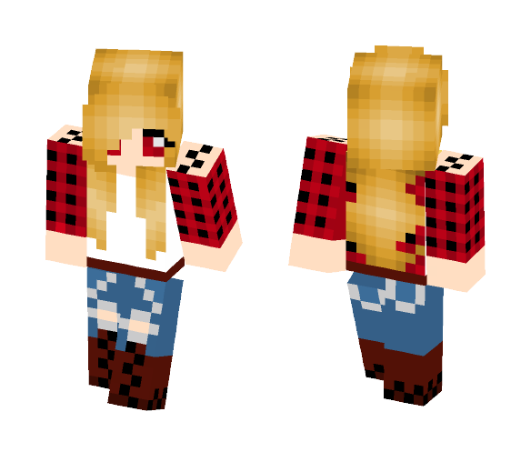 Download Free Country girl Skin for Minecraft image 1 Country girl - Girl Minecraft Skins - image 1