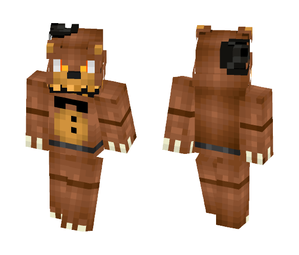 Nightmare Freddy (FNAF World) - Male Minecraft Skins - image 1