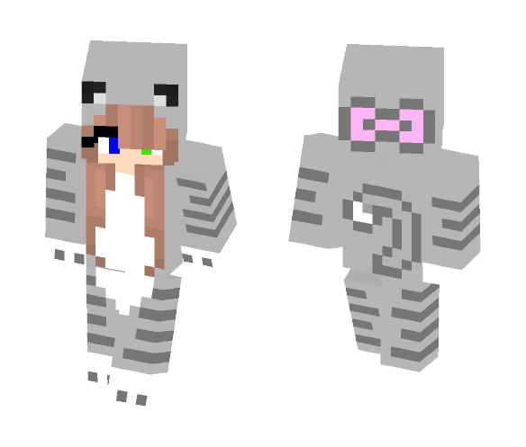 My Oc Cat Girl In Onesie - Cat Minecraft Skins - image 1