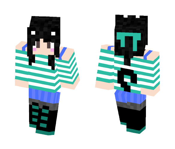 YumiChan - Sidewalk - Female Minecraft Skins - image 1