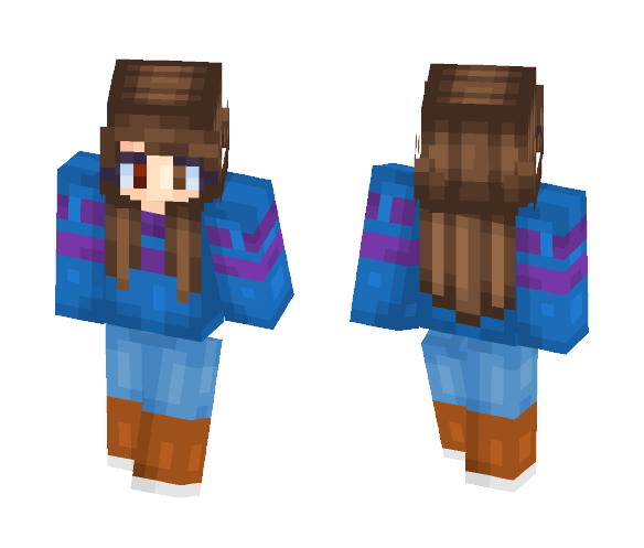 ♣Girl Undertale Frisk♣ - Interchangeable Minecraft Skins - image 1