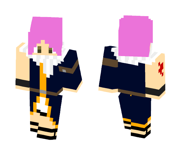 Download Free Natsu Dragneel - Fairy Tail Skin for Minecraft image 1 Natsu Dragneel - Fairy Tail - Male Minecraft Skins - image 1