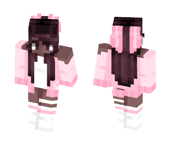 Download Free little bunny kittens ???? Skin for Minecraft image 1 little bunny kittens ???? - Female Minecraft Skins - image 1