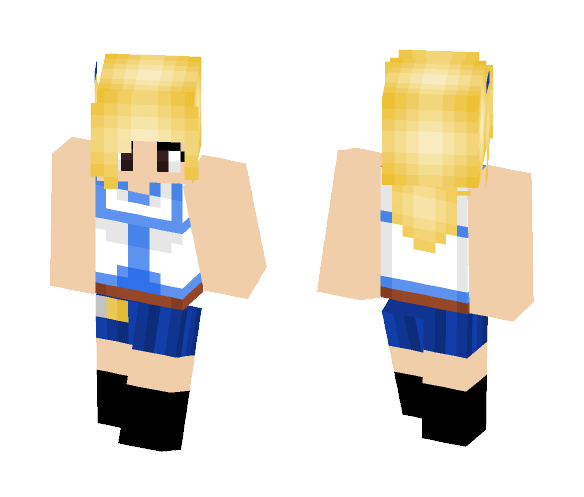 Download Free Lucy heartphilia - Fairy tail Skin for Minecraft image 1 Lucy heartphilia - Fairy tail - Female Minecraft Skins - image 1