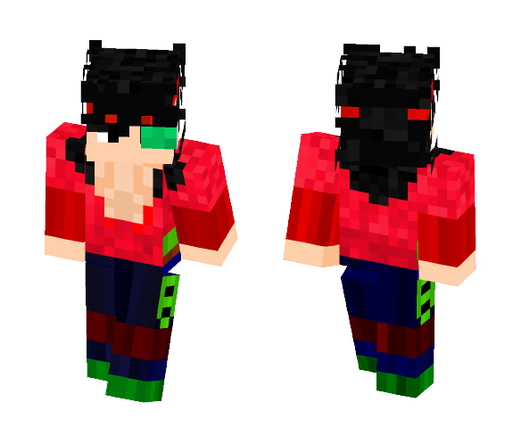 super saiyan 4 bardock - Male Minecraft Skins - image 1